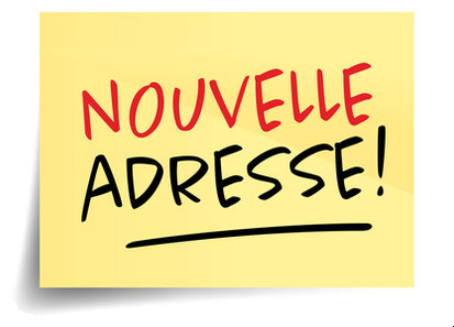 changement adresse